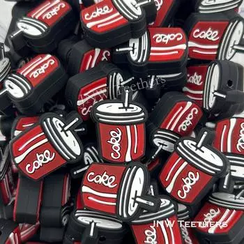 Напиток с соломенными силиконовыми бусинами Penbeads. Set of 10