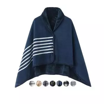 Наплечная кнопка начеса половина влаги тепло холод антибактериальный мягкий в плед большой для использования 80 x 130 [VERILADY] одеяло, одеяло, 4-х стороннее одеяло, тёмно-синий
