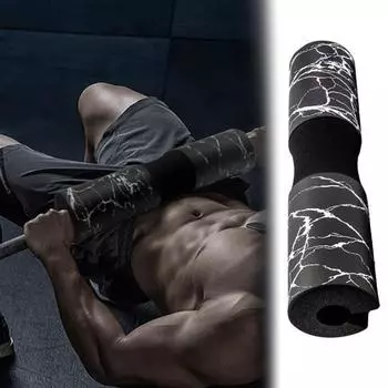 Наплечная накладка для фитнеса со штангой для тренировки приседаний с бедрами, тренировка по тяжелой атлетике, защитная накладка для шеи и плеч для облегчения боли при тяжелой атлетике A розовый