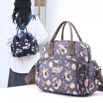 Наплечная сумка с принтом, легкая, для путешествий на открытом воздухе, сумка для мам среднего возраста, водоотталкивающая сумка через плечо