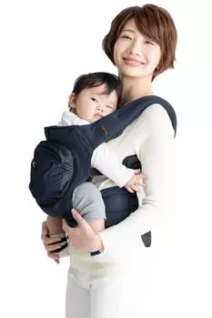 napnap Baby piggy back all heat baby baby heatstroke BASIC Mesh cool navy carrier, strap, mesh, protection, cool, carrier, carrier, piggyback,