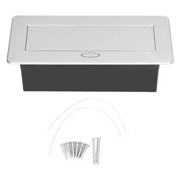 Напольная электрическая розетка встроенная настольная выдвижная розетка крышка коробка комплект стандарт ЕС 250 В 16 А