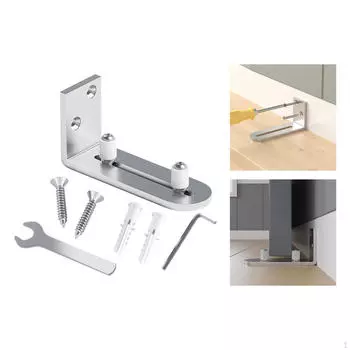 Напольная направляющая дверь настенная земля с кронштейном L-образной стойки прочный амбар плавно крепкий сверхпрочный