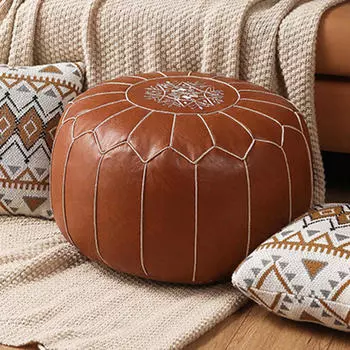 Напольная подушка для релаксации и отдыха коричневый