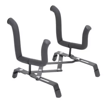 Напольная складная подставка для скрипки из металла и губки H-образная портативная выдвижная подставка для гавайской гитары