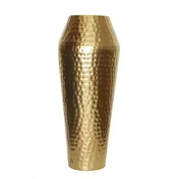 Напольная ваза 19,5 дюймов – Высокая декоративная железная ваза с отделкой – Железная ваза ручной работы для декора гостиной,