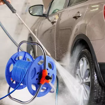 Напольная водопроводная труба, катушка для садового шланга, держатель, стеллаж для хранения, для 20m