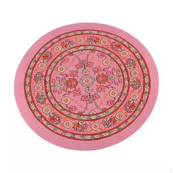 Напольное покрытие для кукольного домика в масштабе 1/12 розовый