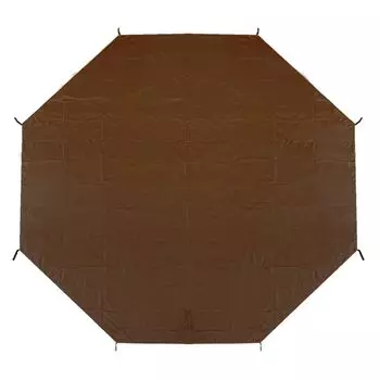 Напольное покрытие DOD для палатки Takenoko Dedicated Ground Sheet с функцией руководства по установке GS8-796, коричневый