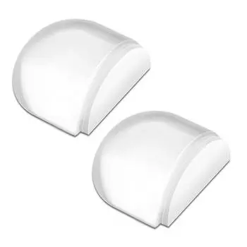 Напольные дверные стопоры, 2 шт. прозрачные самоклеящиеся напольные дверные бамперы для защиты дверей и стен от повреждений 2pcs