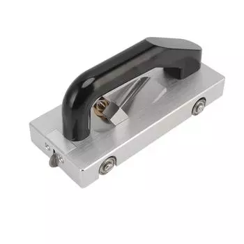 Напольный фрезерный станок из алюминиевого сплава с ручным управлением и направляющим шкивом U-образной формы, серебристый, пластиковый, для строительства пола