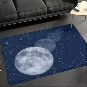 Напольный коврик с принтом космической планеты, домашний декор, противообрастающие аксессуары, гостиная, кухня, коридор, дверной коврик, ковер для спальни, дивана 40x60cm