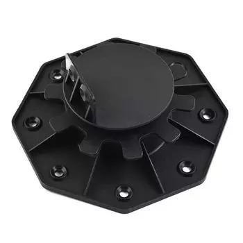 Напольный кронштейн для опоры, регулируемая ножка, черный напольный кронштейн для террасы, легкий, абсолютно новый 18-30mm