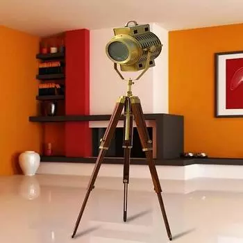 Напольный светильник 187,96 см с отделкой Marine Antik для домашнего и офисного декора