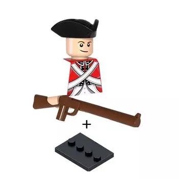Наполеоновские войны Французские солдаты Улан-Каб Кавалерия Маршал Генерал Военные фигурки Вооружение Сборка Модель Строительные блоки Детские игрушки