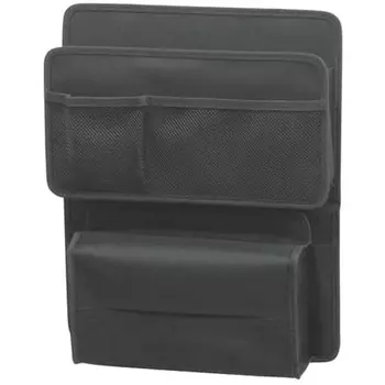 Napolex Genuine Car Seat Back Pocket Large Capacity Storage Installed on the Back of the Seat Foldable 2WAY Specification Belt & String Mounting JK-43