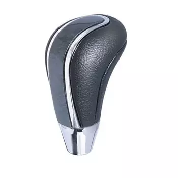 Napolex LEVOC Car Black Wood Grain Shift Knob, Wood Style, Gate Type AT/MT Only, Compatible with Shaft Diameter 8/10/12mm, 3 Level Height Adjustable,