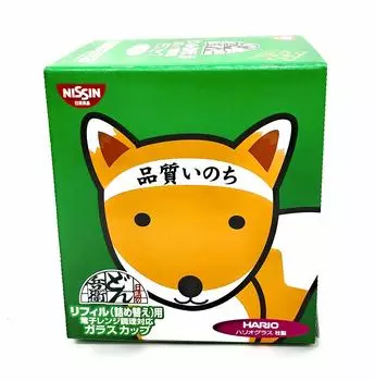 Наполни стеклянную чашку Донбэй-кун.