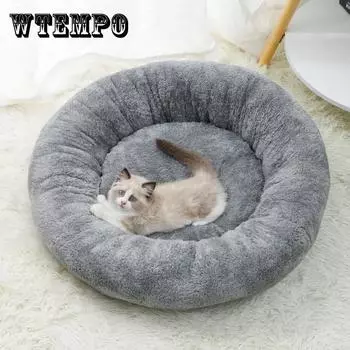 Наполнитель для кошачьего туалета, универсальный питомник для собак, зимний теплый коврик для кошачьего туалета, котенок, товары для домашних животных, кошачья кровать 45 cm