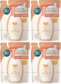 Наполнитель для ванны Cow Brand Bath Milk, 480 мл, соли для ванн 150 мм x 60 мм x 200 мм x 4 шт. [Оптовая закупка] Без добавок