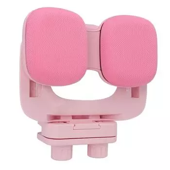 Напоминание о правильной позе для сидения у детей со светодиодной подсветкой, двойная поддержка груди, защита для глаз, регулируемая, с зажимом розовый
