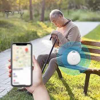 Напоминание против потери Bluetooth-совместимый GPS-трекер Локатор Отслеживание в реальном времени Глобальное позиционирование Умный GPS-трекер Поиск ключей чёрный