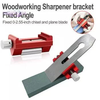 Направляющая для хонингования Прочная конструкция Регулируемый износостойкий держатель для заточки долота по дереву Поставка для мастерской красный