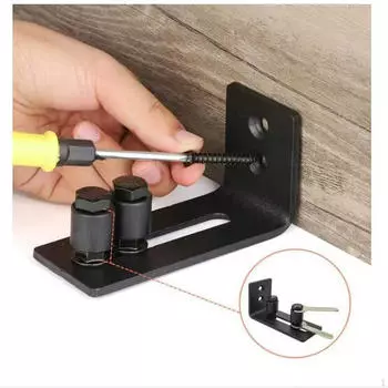 Направляющая для раздвижных дверей с настенным креплением для установки в гостиную и ванную комнату