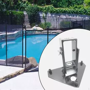 Направляющая для сверления ограждений для бассейнов, наземный инструмент, простой в использовании, регулируемый угол, прочный,