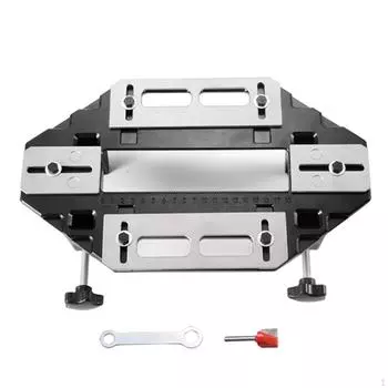 Направляющая для сверления отверстий под дверные петли из алюминиевого сплава с фрезерной пластиной