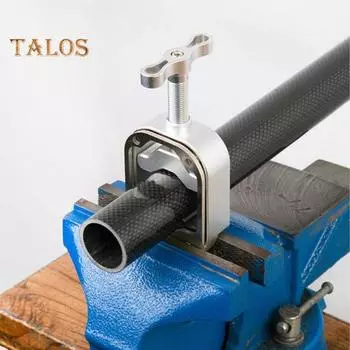 Направляющая для велосипедной пилы, регулируемая направляющая для резки руля велосипеда, инструмент для резки подседельного штыря из нержавеющей стали для рулевой вилки шоссейного горного велосипеда серебряный