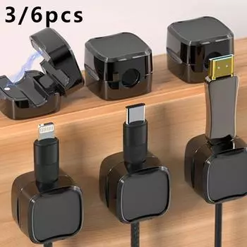 Направляющая линия Крепление зажимов для прокладки кабеля. Органайзер для проводов Фиксаторы Магнитный ящик для хранения Зажим Регулируемый зажим Шнур