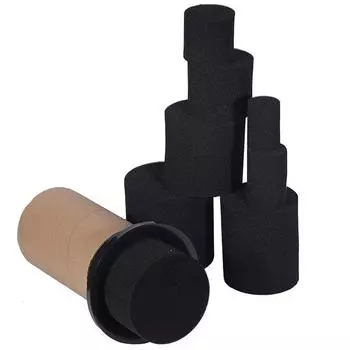 Направляющая трубка динамика Басовый воздуховод Губка Ватная пробка НЧ-динамик Фазовый выход Уменьшает низкочастотную стоячую волну as the picture