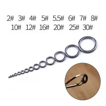 Направляющее кольцо удочки, керамические детали, инструменты для ремонта теплопроводности 4#