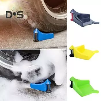 Направляющий ролик автомобильного шланга для мойки, детализированная резьба для шин, полипропилен, предотвращает застревание шланга под шинами, подходит для различных транспортных средств красный