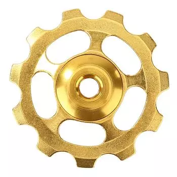 Направляющий ролик заднего переключателя MTB 11T с керамическим подшипником (Золото)