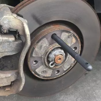 Направляющий штифт подвески колеса Инструмент Болт с проушинами колеса Инструмент для автомобильного механика Руководство по монтажу колеса M14X1.5 чёрный