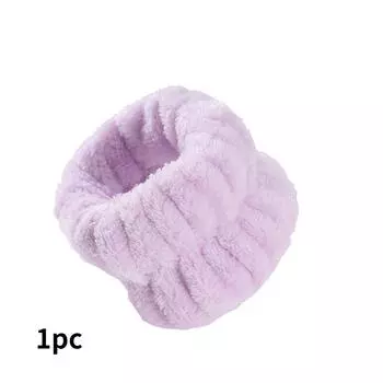 Напульсник для йоги, умывания лица, мягкий фланелевый ремешок на запястье, многоразовое полотенце для макияжа, бархатное полотенце на запястье, эластичная повязка для умывания для девочек