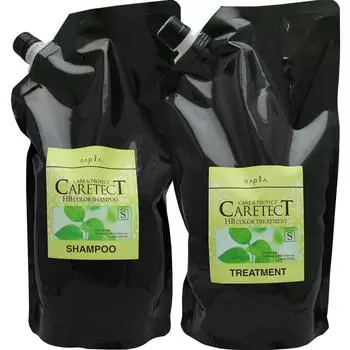 Napura Caretect HB Color Shampoo S Treatment S Moist Type 1200ml Commercial Refill Set &