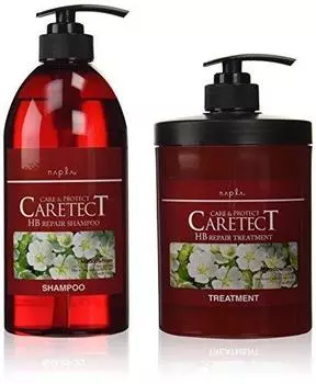 Napura Caretect HB Repair Шампунь-лечение 650 г Набор и (Линия повреждения) 750мл,