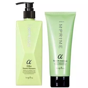 Napura In Prime Silky Smooth Shampoo Alpha 280 мл Smooth Treatment Alpha 200 г Набор и
