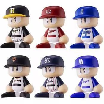 Narabun Central League x Все 6 типов наборов Full Comp Gacha Gacha Capsule Toy PowerPro-kun desu.