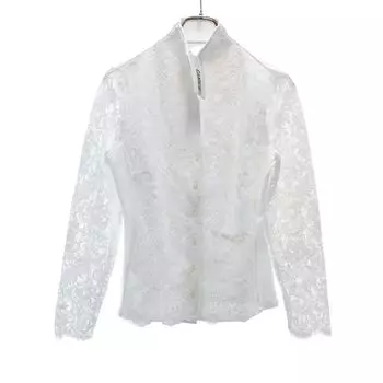 NARACAMICIE Unused Made in Italy Long sleeve race shirt white Tagged Women Used