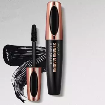 Наращивание ресниц Черные густые ресницы Бигуди Косметическая 4D шелковая волокнистая водостойкая тушь для ресниц