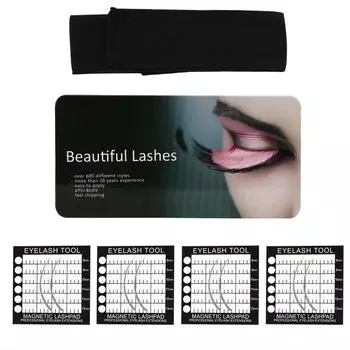 Наращивание ресниц Магнитный шарф-повязка на голову Ресницы Макияж Инструменты