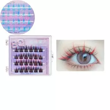 Наращивание ресниц Наращивание 3D пушистых индивидуальных ресниц Красочные накладные ресницы 10mm, 13mm
