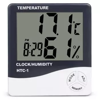 Наращивание ресниц ЖК-цифровой термометр Станция для наращивания ресниц Гигрометр Тестер температуры и влажности Часы для наращивания ресниц Инструменты для салонного макияжа