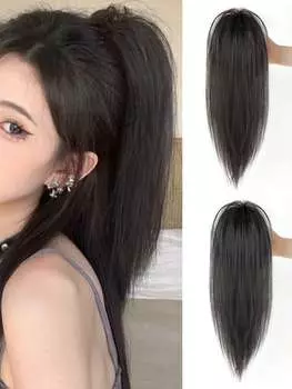 Наращивание волос конский хвост, наращивание волос конский хвост 14 дюймов короткие наращивание волос синтетический зажим в конский хвост парик ежедневный пушистый конский хвост для женщин 14inch