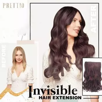 Наращивание волос органично сочетается с волосами роскошной длины 22 дюйма One Size