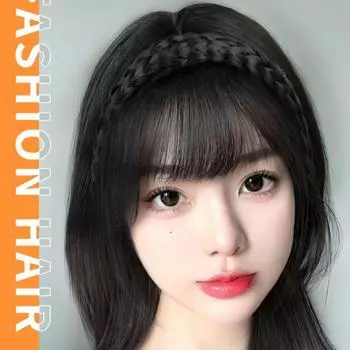 наращивание волос с бахромой для девочек, аксессуары для волос, заколки для парика, челка для парика